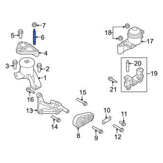Mercury OE - Engine Mount Stud