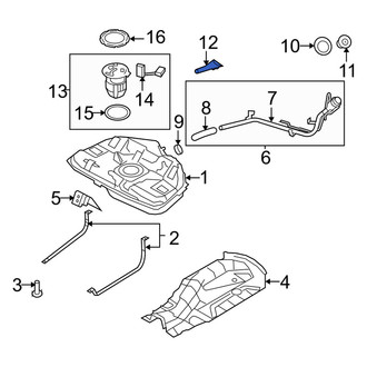 Mercury OE - Fuel Filler Neck Adapter