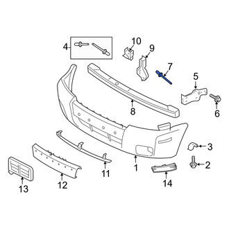 Mercury OE - Bumper Cover Rivet