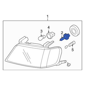 Mercury OE - Front Headlight Bulb