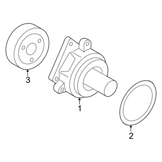 Mercury OE - Cooling - Water Pump (Base 2.3L)