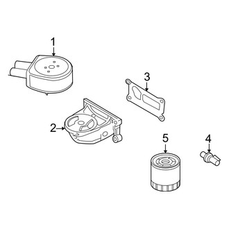Mercury OE - Cooling - Oil Cooler (Base 2.3L)