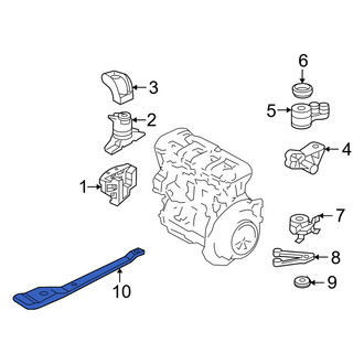 Mercury OE - Engine Mount Crossmember