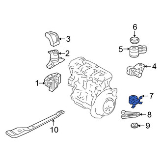 Mercury OE - Manual Transmission Mount
