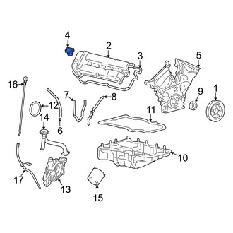 Mercury OE - Engine Oil Filler Cap