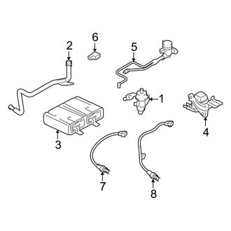 Mercury OE - Emission System - Emission Components (Base 2.3L)