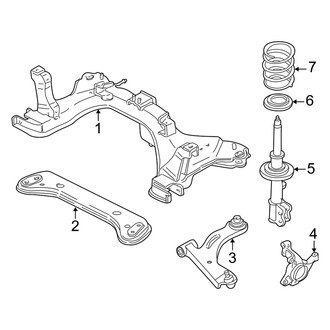Mercury OE - Front Suspension - Suspension Components (Base / Premier)