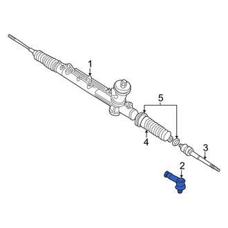 Mercury OE - Outer Steering Tie Rod End