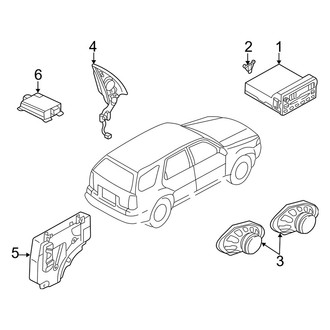 Mercury OE - Instrument Panel - Sound System