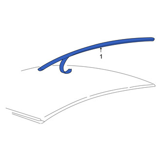 Mercury OE - Left Roof Molding