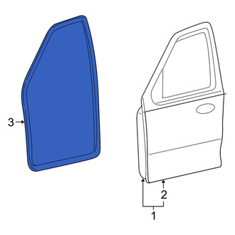 Mercury OE - Front Left Door Seal