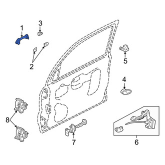 Mercury OE - Front Outer Exterior Door Handle