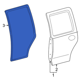 Mercury OE - Rear Inner Door Seal