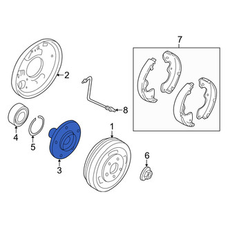 Mercury OE - Rear Wheel Hub