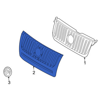 Mercury OE - Front Outer Grille