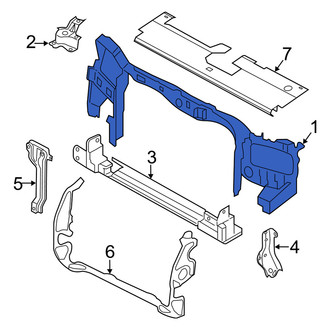 Mercury OE - Front Radiator Support Panel