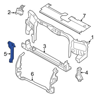 Mercury OE - Hood Latch Support