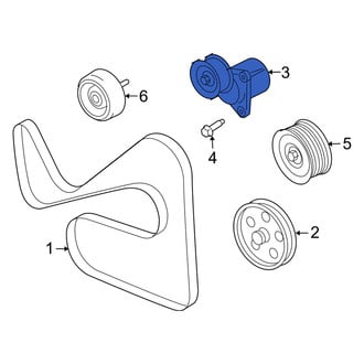Mercury OE - Accessory Drive Belt Tensioner Assembly