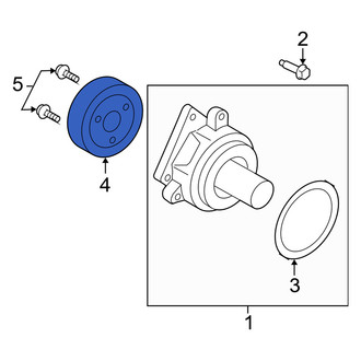 Mercury OE - Engine Water Pump Pulley