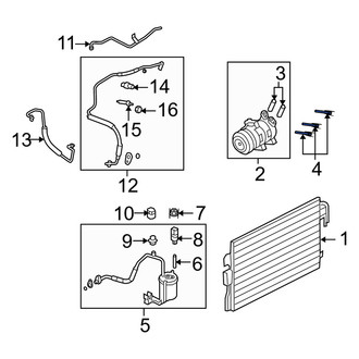 Mercury OE - A/C Compressor Bolt