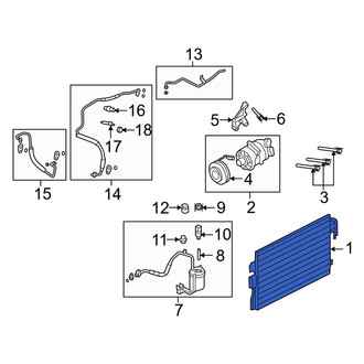 Mercury OE - A/C Condenser
