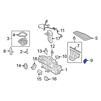 Mercury OE - HVAC Blend Door Actuator