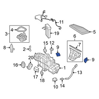 Mercury OE - HVAC Blend Door Actuator