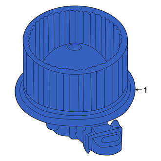 Mercury OE - HVAC Blower Motor Assembly