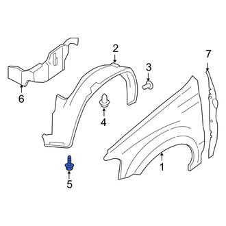 Mercury OE - Liftgate Glass Latch Bolt
