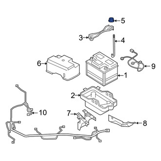 Mercury OE - Battery Hold Down Nut