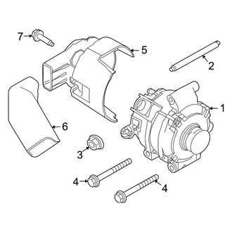 Mercury OE - Electrical - Alternator (2.5L Gas)