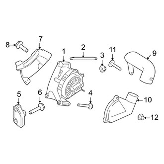Mercury OE - Electrical - Alternator (3.0L)