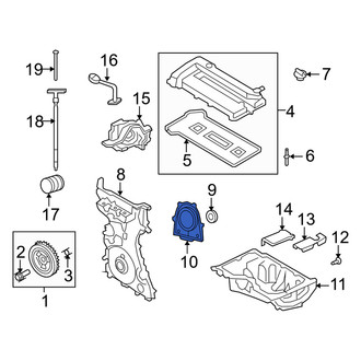 Mercury OE - Rear Engine Crankshaft Seal