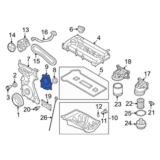 Mercury OE - Rear Engine Crankshaft Seal