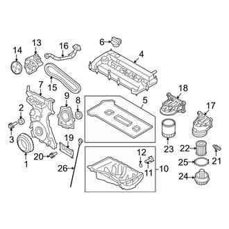 Mercury OE - Engine / Transaxle - Engine Parts (2.5L)