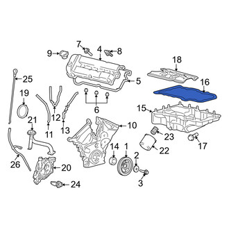 Mercury OE - Engine Oil Pan Gasket