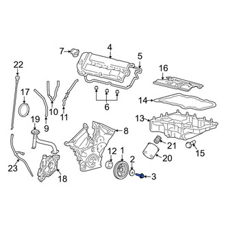 Mercury OE - Engine Crankshaft Pulley Bolt