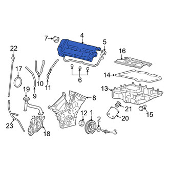 Mercury OE - Left Engine Valve Cover