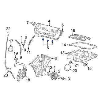 Mercury OE - Engine Valve Cover Washer Seal