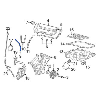 Mercury OE - Right Engine Timing Cover Gasket