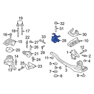 Mercury OE - Automatic Transmission Mount