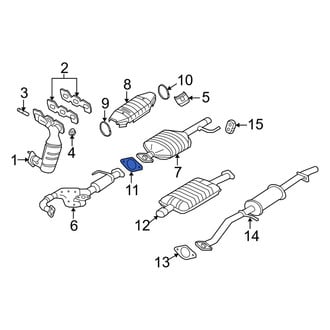 Mercury OE - Front Catalytic Converter Gasket
