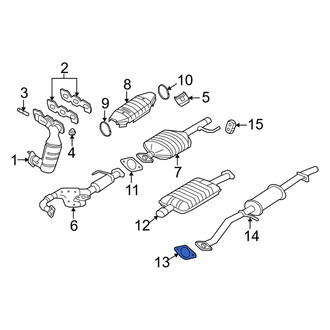 Mercury OE - Exhaust Pipe Connector Gasket