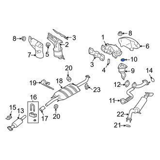 Mercury OE - Exhaust Muffler Gasket