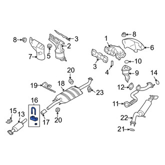 Mercury OE - Exhaust Clamp