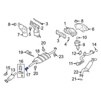 Mercury OE - Exhaust Pipe Adapter