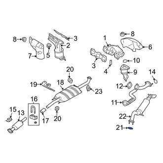 Mercury OE - Exhaust Muffler Gasket