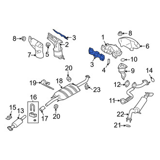Mercury OE - Exhaust Manifold Gasket
