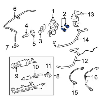 Mercury OE - Engine Oil Filter Adapter Bolt