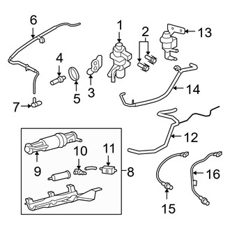 Mercury OE - Emission System - Emission Components (2.3L)